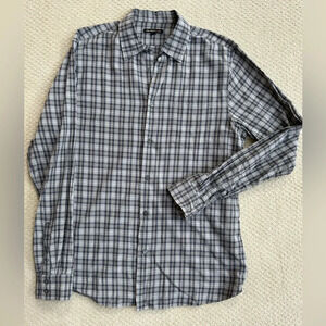 John Varvatos | Men’s Plaid Button Down Shirt, Size XL